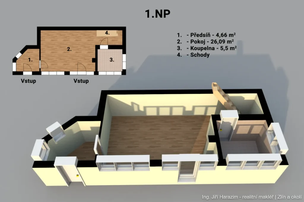 Prodej rodinný dům Zlín Pasecký žleb Ing. Jiří Harazim - realitní makléř Zlín a okolí