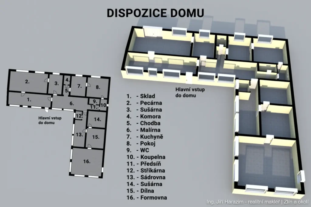 Prodej Rodinný dům Bohuslavice u Zlína Ing. Jiří Harazim | realitní makléř pro Zlín a okolí