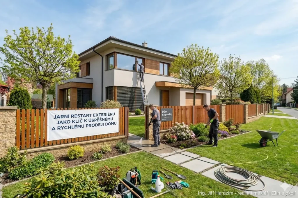 Jarni uprava okoli domu muze vyrazne pomoci pri jeho prodeji